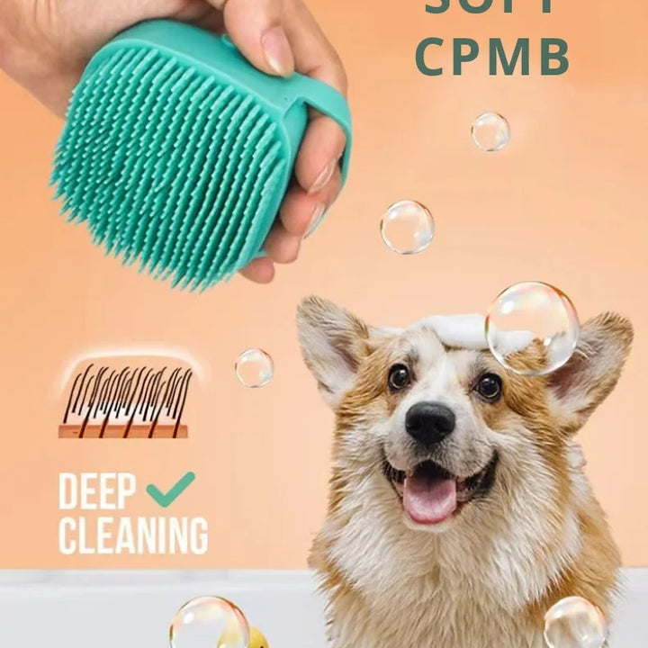 Cute Dog Bath Brush